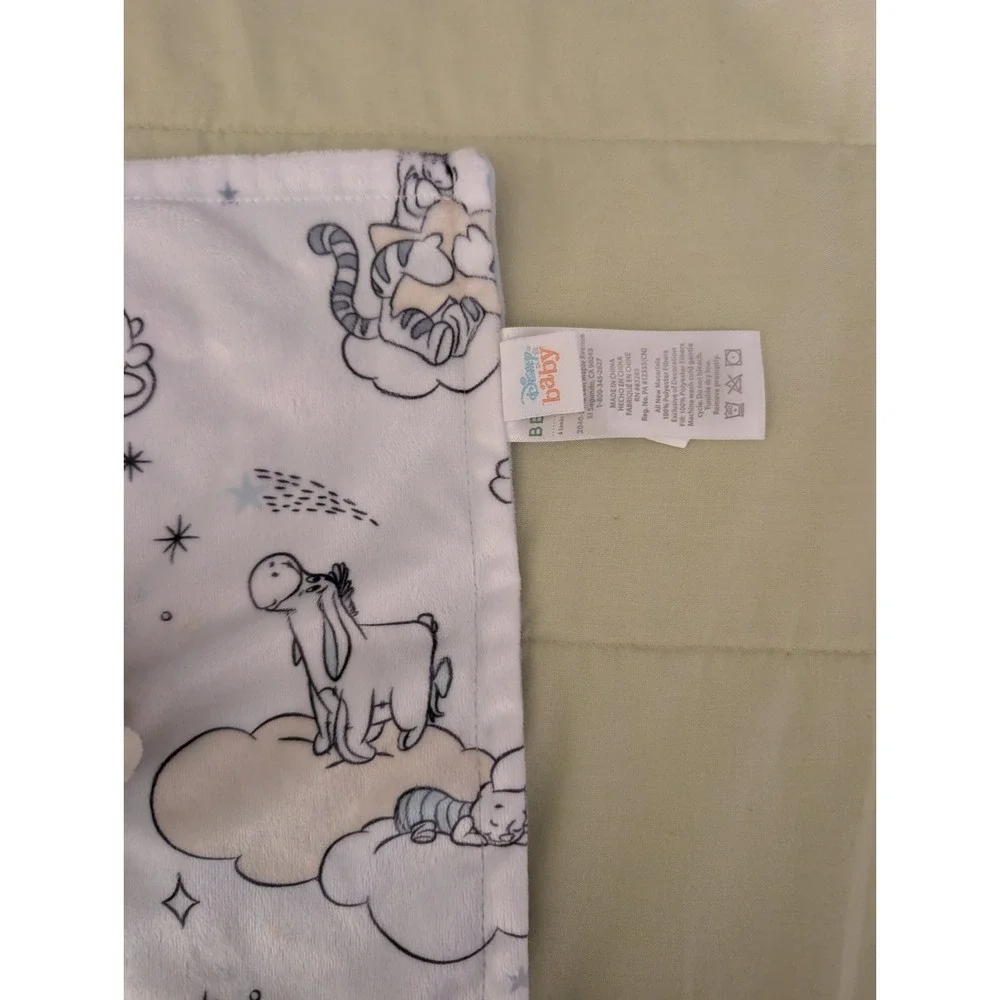 DISNEY BABY Winnie the Pooh Security Blanket Soft Plush Lovey 14x14